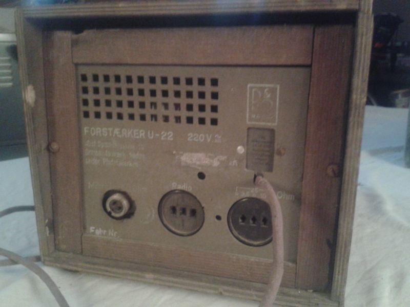 B&O tube amplifier Forstærker U22 -
